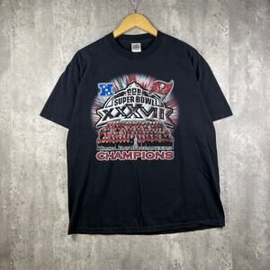 2003 Tampa Bay Buccaneers Super Bowl XXXVII Champions Vintage Team NFL Tee L
